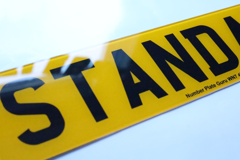 premium Oblong number plates