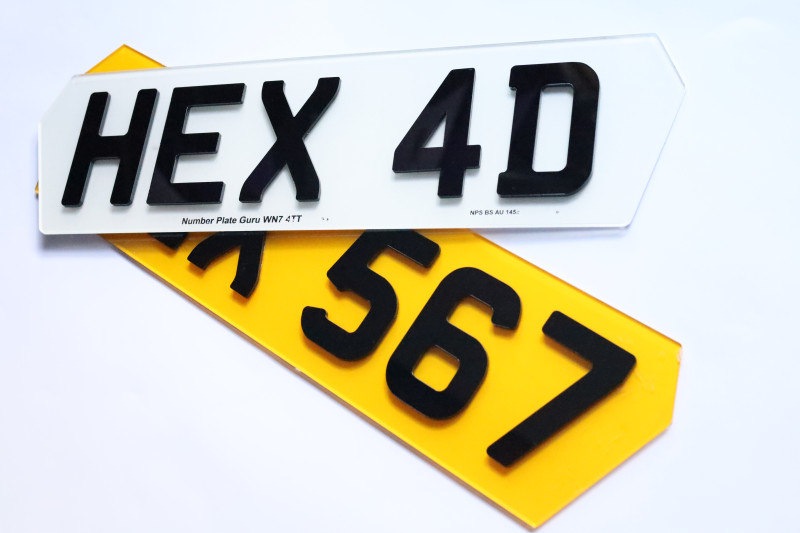 personal number plate maker