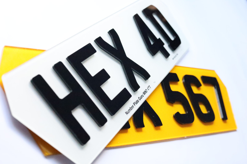 3D 4D Hex Number Plates creator