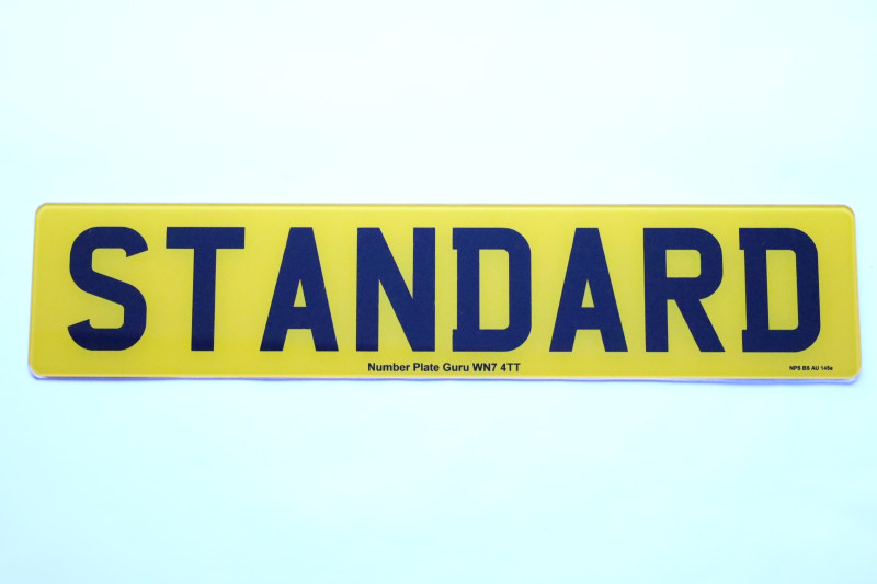 Oblong Number Plates UK
