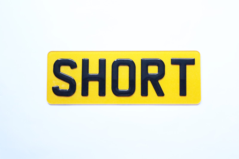 acrylic number plates