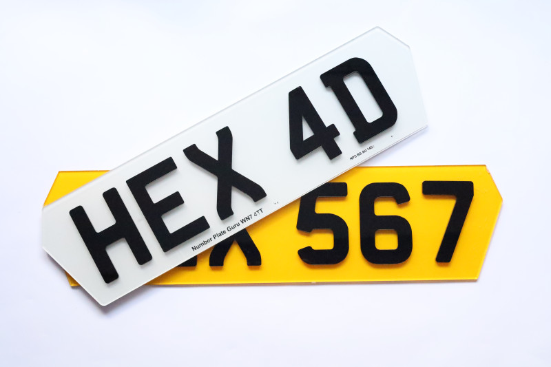 Hex Number Plates maker